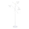 LEEDS Lampadaire En Acier 3 Lumieres - Abat-jour Conique En Acier - 90 X 90 X H190 Cm - Blanc - E27 -Philips Boutique leeds lampadaire en acier 3 lumieres abat jour conique en acier 90 x 90 x h190 cm blanc e27 5603950512057 565159