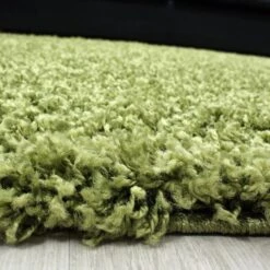LIFE Tapis De Salon Shaggy Rond Ø200 Cm - Vert 2 -Philips Boutique life tapis de salon shaggy rond 200 cm vert 8694257079609 437877