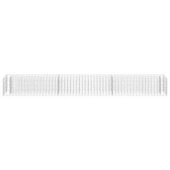 Lit Surélevé à Gabion Acier Galvanisé 270x30x30 Cm -Philips Boutique lit sureleve a gabion acier galvanise 270x30x30 cm 3666722506304 615757