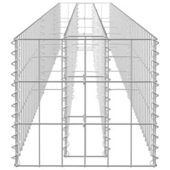 Lit Surélevé à Gabion Acier Galvanisé 270x30x30 Cm -Philips Boutique lit sureleve a gabion acier galvanise 270x30x30 cm 3666722506304 615758