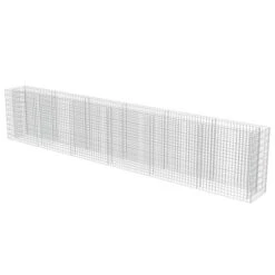 Lit Surélevé à Gabion Acier Galvanisé 540x50x100 Cm -Philips Boutique lit sureleve a gabion acier galvanise 540x50x100 cm 3666722506359 615704