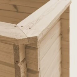 Lit Surélevé De Jardin 150x150x80 Cm Bois De Pin Massif -Philips Boutique lit sureleve de jardin 150x150x80 cm bois de pin massif 8718475717034 1009357