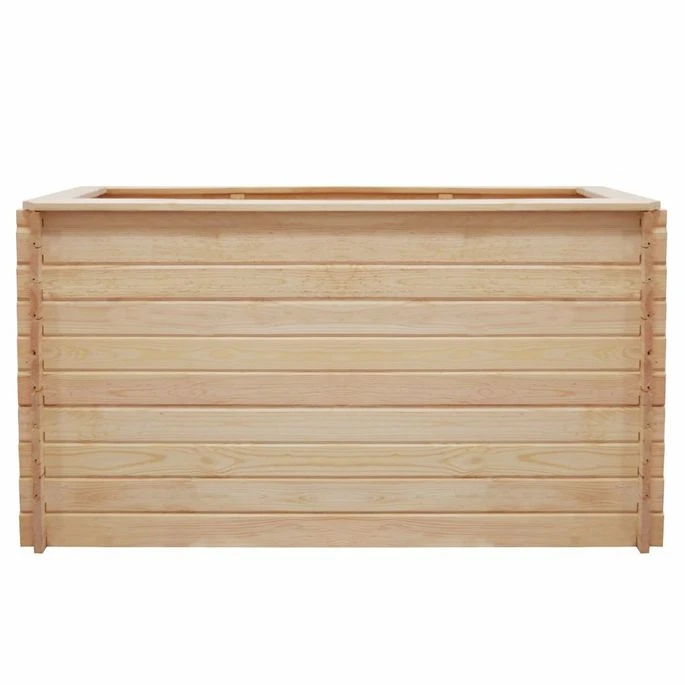 Lit Surélevé De Jardin 150x50x80 Cm Bois De Pin 19 Mm 4 Lit Surélevé De Jardin 150x50x80 Cm Bois De Pin 19 Mm – Image 2