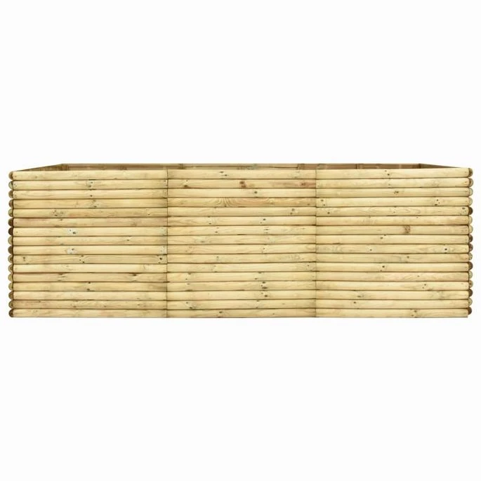 Lit Surélevé De Jardin 300x150x96 Cm Bois De Pin Imprégné 4 Lit Surélevé De Jardin 300x150x96 Cm Bois De Pin Imprégné – Image 2