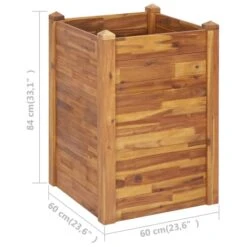 Lit Surélevé De Jardin 60x60x84 Cm Bois Massif D'acacia -Philips Boutique lit sureleve de jardin 60x60x84 cm bois massif d acacia 3666722936620 982171