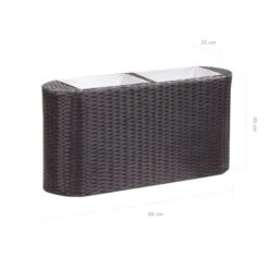 Lit Surélevé De Jardin 80x25x40 Cm Résine Tressée Noir -Philips Boutique lit sureleve de jardin 80x25x40 cm resine tressee noir 3666722323314 982445