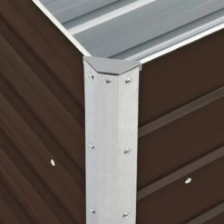 Lit Surélevé De Jardin Acier Galvanisé 240x40x77 Cm Marron -Philips Boutique lit sureleve de jardin acier galvanise 240x40x77 cm marron 3666722457408 769022