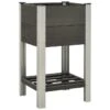 Lit Surélevé De Jardin Avec étagère 50x50x90 Cm WPC Gris -Philips Boutique lit sureleve de jardin avec etagere 50x50x90 cm wpc gris 3666722475549 721005