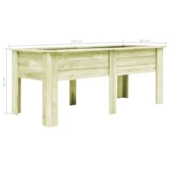 Lit Surélevé De Jardin Et Pieds 200x80x80 Cm Bois Scié Imprégné -Philips Boutique lit sureleve de jardin et pieds 200x80x80 cm bois scie impregne 8718475714323 890579
