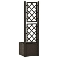 Lit Surélevé De Jardin Et Treillis Et Système D'arrosage Moka -Philips Boutique lit sureleve de jardin et treillis et systeme d arrosage moka 3666722353236 945913