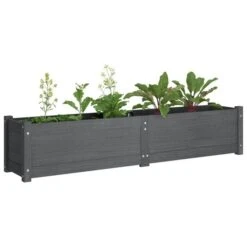 Lit Surélevé De Jardin Gris 150x31x31 Cm Bois De Sapin Massif -Philips Boutique lit sureleve de jardin gris 150x31x31 cm bois de sapin massif 3666722147712 1269766
