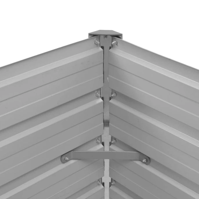 Lit Surélevé De Jardin Marron 100x40x77 Cm Acier Galvanisé 4 Lit Surélevé De Jardin Marron 100x40x77 Cm Acier Galvanisé – Image 2