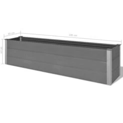 Lit Surélevé De Jardin WPC 195x50x54 Cm Gris 17 Lit Surélevé De Jardin WPC 195x50x54 Cm Gris -Philips Boutique lit sureleve de jardin wpc 195x50x54 cm gris 8718475568704 1362020