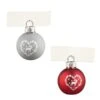 Lot De 4 Boules De Noël Porte-nom Argenté En Verre Et Métal Ø 4 Cm -Philips Boutique lot de 4 boules de noel porte nom argente en verre et metal 4 cm 3526780905436 560052
