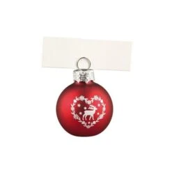 Lot De 4 Boules De Noël Porte-nom Argenté En Verre Et Métal Ø 4 Cm -Philips Boutique lot de 4 boules de noel porte nom argente en verre et metal 4 cm 3526780905436 560054