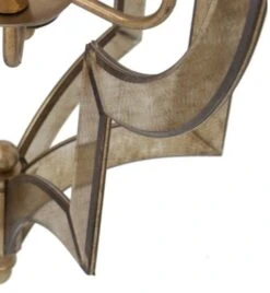 Lustre Art Déco Métal Doré Lucie -Philips Boutique lustre art deco metal dore lucie 223181