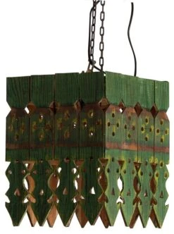 Lustre Ethnique Mindi Massif Vert Brahim