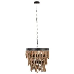 Lustre Métal Noir Et Bois Massif Foncé Cintee 6 Lustre Métal Noir Et Bois Massif Foncé Cintee -Philips Boutique lustre metal noir et bois massif fonce cintee 5415203902917 372256