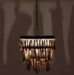 Lustre Métal Noir Et Bois Massif Foncé Cintee 7 Lustre Métal Noir Et Bois Massif Foncé Cintee -Philips Boutique lustre metal noir et bois massif fonce cintee 5415203902917 372257