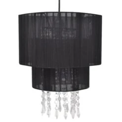 Lustre Suspendue Cristal Noir -Philips Boutique lustre suspendue cristal noir 3666722472081 728029