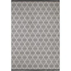 MADRID Tapis Style Contemporain 200X290 Cm Blanc / Noir