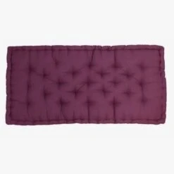 Matelas De Sol 100% Coton 60x120x15 Cm AUBERGINE -Philips Boutique matelas de sol 100 coton 60x120x15 cm aubergine 3700301132635 456179
