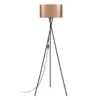 MIKADO - Lampadaire Trépied Métal Noir - Abat Jour Cuivre Et Chromé - Diam 34 X H 140 Cm 2 MIKADO - Lampadaire Trépied Métal Noir - Abat Jour Cuivre Et Chromé - Diam 34 X H 140 Cm -Philips Boutique mikado lampadaire trepied metal noir abat jour cuivre et chrome diam 34 x h 140 cm 734086
