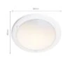MIRAMAR-Applique Ou Plafonnier Ø31cm Blanc Satiné Brilliant -Philips Boutique miramar applique ou plafonnier 31cm blanc satine brilliant 4004353605673 534838