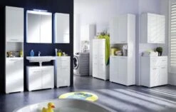 Miroir De Salle De Bain Avec Tablette Blanc Brillant Kelia 91 Cm -Philips Boutique miroir de salle de bain avec tablette blanc brillant kelia 91 cm 4251219728506 1293902