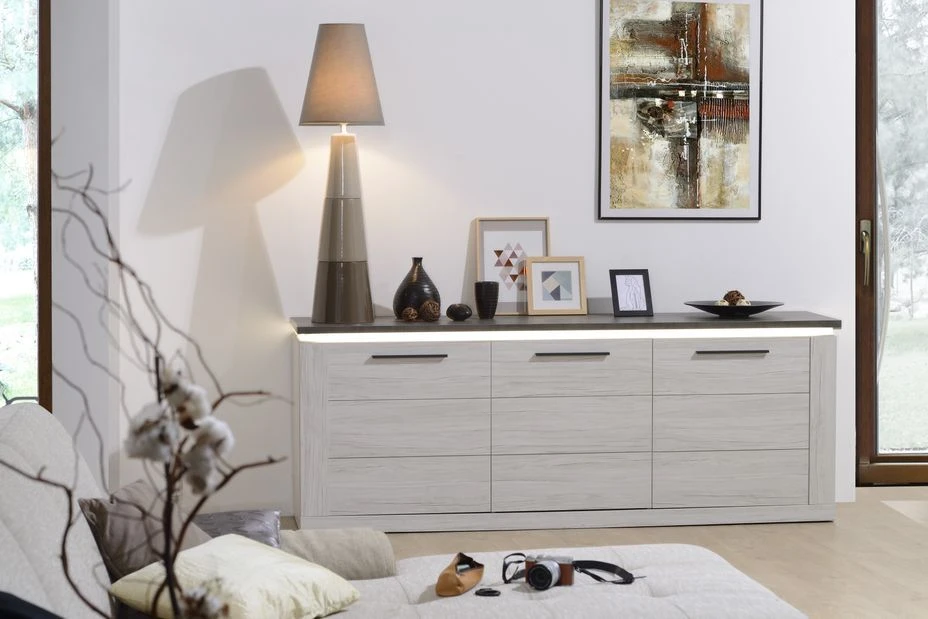 Miroir Moderne Rectangulaire Béton Foncé Korm 4 Miroir Moderne Rectangulaire Béton Foncé Korm – Image 2