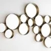 Miroir Mural 13 Ronds Métal Doré Kaïra 1 Miroir Mural 13 Ronds Métal Doré Kaïra -Philips Boutique miroir mural 13 ronds metal dore 8435471829102 321610