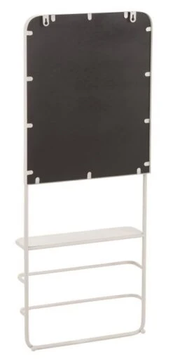 Miroir Mural Avec étagère Métal Blanc Ratus L 40 Cm -Philips Boutique miroir mural avec etagere metal blanc ratus l 40 cm 5400924203948 1330264