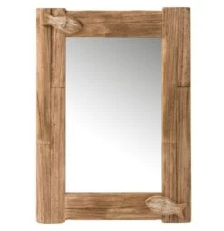 Miroir Mural Paulownia Massif Clair Azura