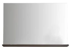 Miroir Mural Rectangulaire Avec Tablette Gris Foncé Dravy 90 Cm