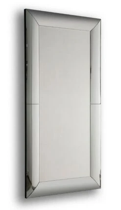 Miroir Mural Rectangulaire Bois Noir Gristy