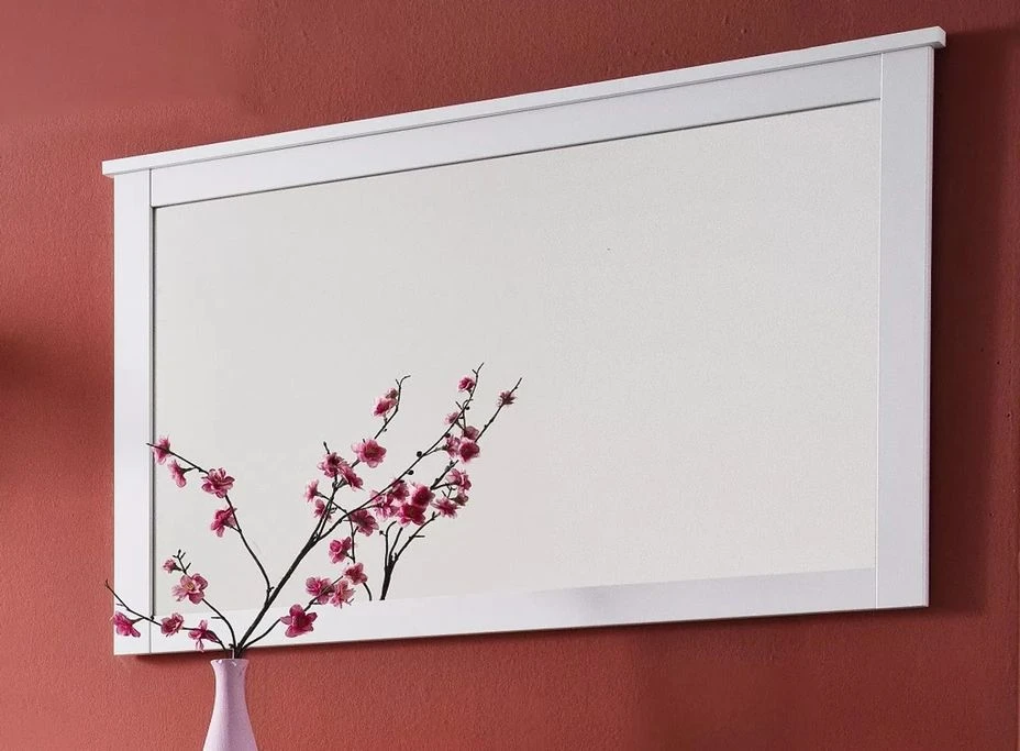 Miroir Mural Rectangulaire Mélaminé Blanc Leone 6 Miroir Mural Rectangulaire Mélaminé Blanc Leone – Image 4