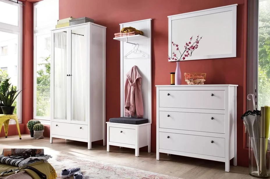 Miroir Mural Rectangulaire Mélaminé Blanc Leone 10 Miroir Mural Rectangulaire Mélaminé Blanc Leone – Image 8