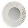 Miroir Mural Rond Marbre Blanc Sami -Philips Boutique miroir mural rond marbre blanc 8435471834687 574044