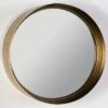 Miroir Mural Rond Métal Doré Alma D 36 Cm -Philips Boutique miroir mural rond metal dore d 36 cm 8435471822332 322248