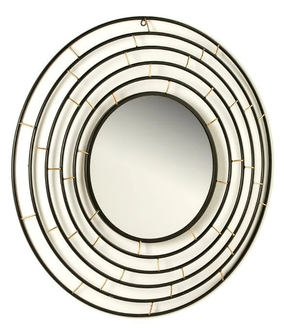 Miroir Mural Rond Métal Noir Roxy 70 3 Miroir Mural Rond Métal Noir Roxy 70