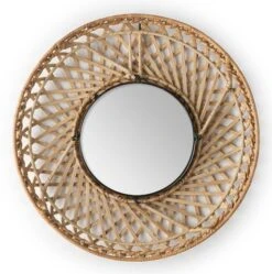Miroir Mural Rond Osier Naturel Gaell D 50 Cm -Philips Boutique miroir mural rond osier naturel d 50 cm 8435471837145 574024