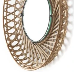 Miroir Mural Rond Osier Naturel Gaell D 50 Cm -Philips Boutique miroir mural rond osier naturel d 50 cm 8435471837145 574025