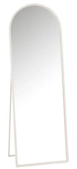 Miroir Sur Pied Métal Blanc Damian L 51 Cm