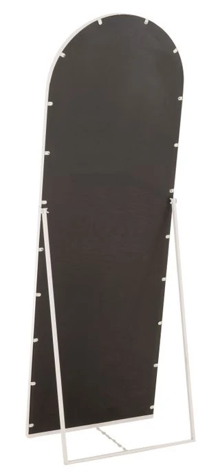 Miroir Sur Pied Métal Blanc Damian L 51 Cm 4 Miroir Sur Pied Métal Blanc Damian L 51 Cm – Image 2