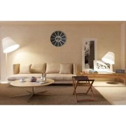 MUNDUS Horloge Helios En Bois MDF - Ø 60 Cm - Noir Et Blanc -Philips Boutique mundus horloge helios en bois mdf 60 cm noir et blanc 3661474119840 456651