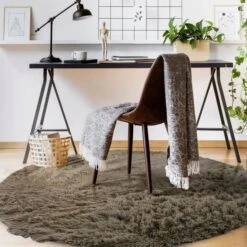 NEO YOGA Tapis De Salon Ou Chambre - Microfibre Extra Doux - Ø 160 Cm - Taupe -Philips Boutique neo yoga tapis de salon ou chambre microfibre extra doux 160 cm taupe 3218111601543 438196