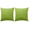 Oreiller D'extérieur 2 Pcs 45 X 45 Cm Vert Pomme