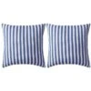 Oreiller D'extérieur 2 Pcs Impression Rayure 45 X 45 Cm Bleu -Philips Boutique oreiller d exterieur 2 pcs impression rayure 45 x 45 cm bleu 3666722486422 702816