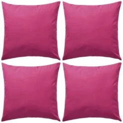 Oreiller D'extérieur 4 Pcs 45 X 45 Cm Rose