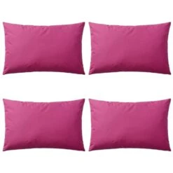 Oreiller D'extérieur 4 Pcs 60 X 40 Cm Rose